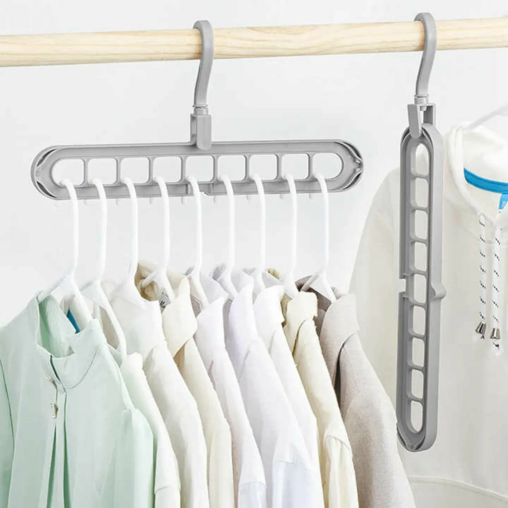 Reinforced Vertical Magic Hanger Kit for Wardrobes/Closets