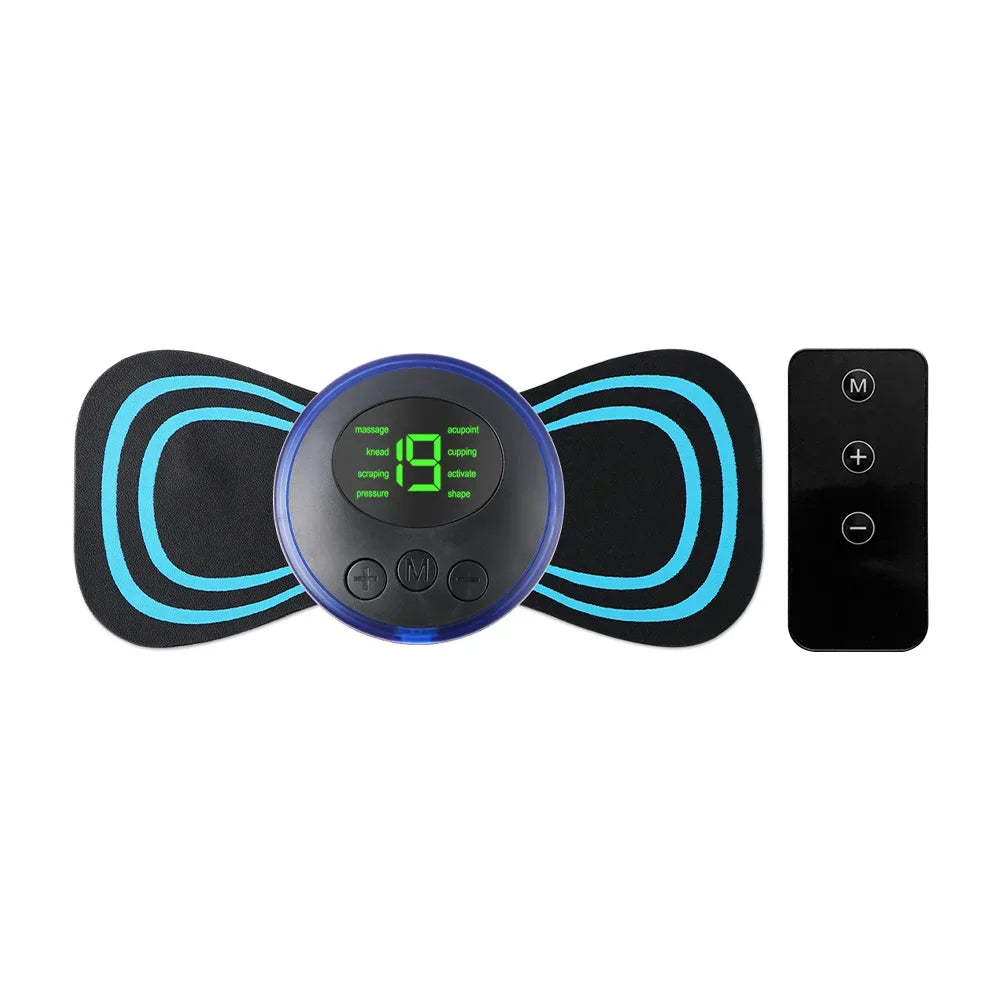 EMS Neck & Body Massager — 8 Modes, 19 Intensity Levels, Instant Muscle Relief