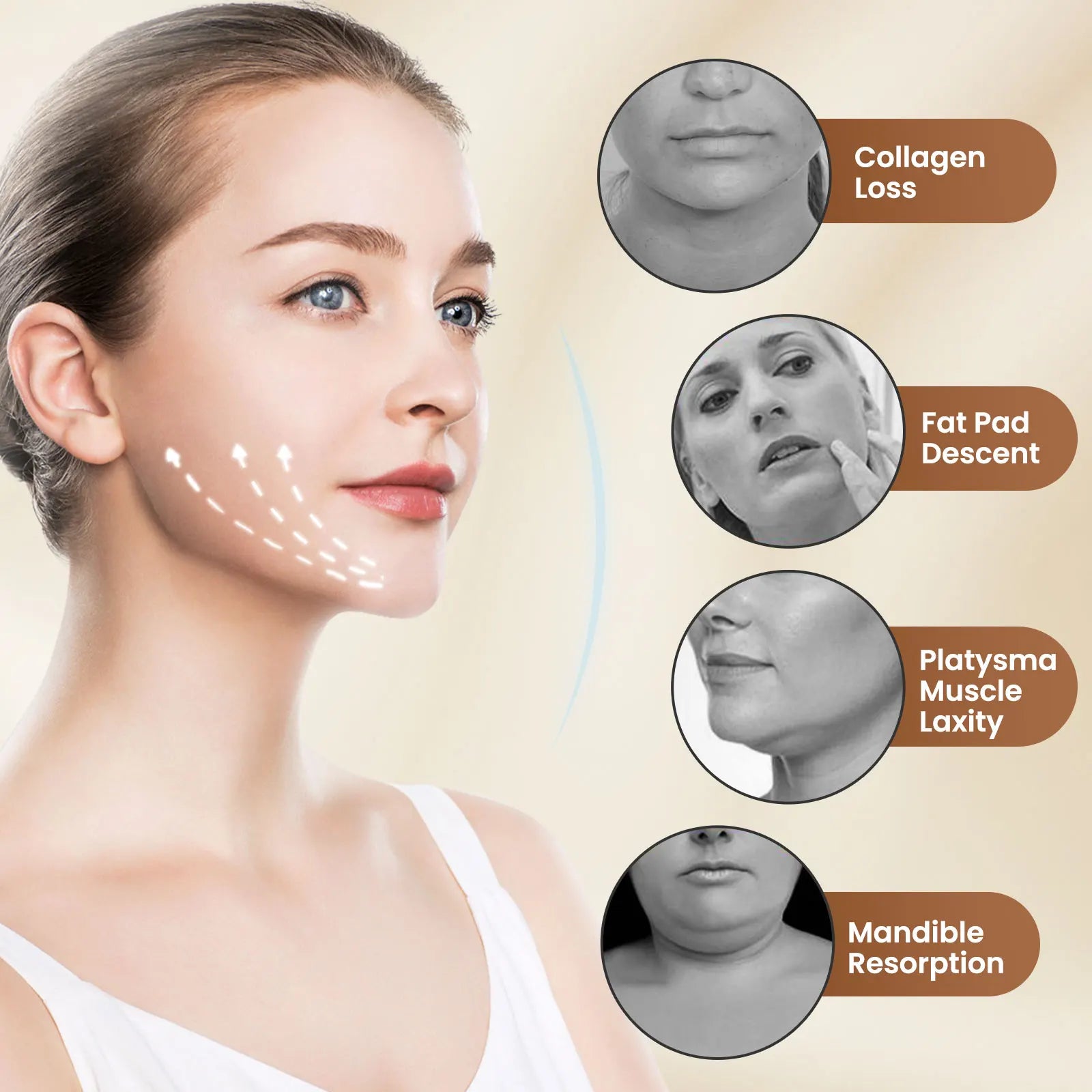 ContourLift™ LED Facial Sculpting Massager – 6 Modes & 8 Intensity Levels