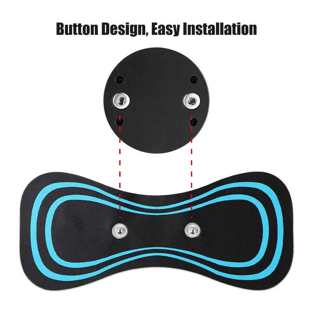 EMS Neck & Body Massager — 8 Modes, 19 Intensity Levels, Instant Muscle Relief