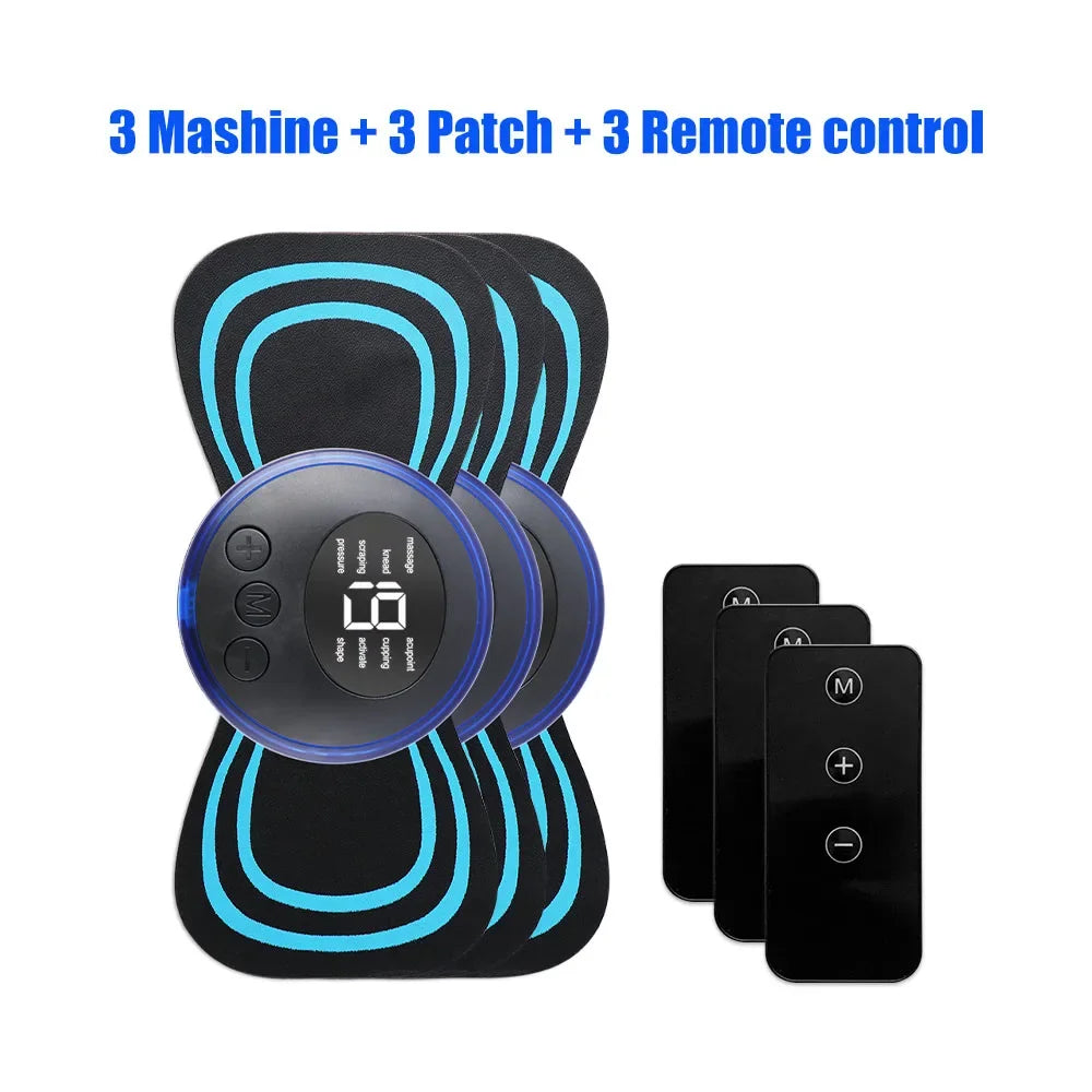 EMS Neck & Body Massager — 8 Modes, 19 Intensity Levels, Instant Muscle Relief