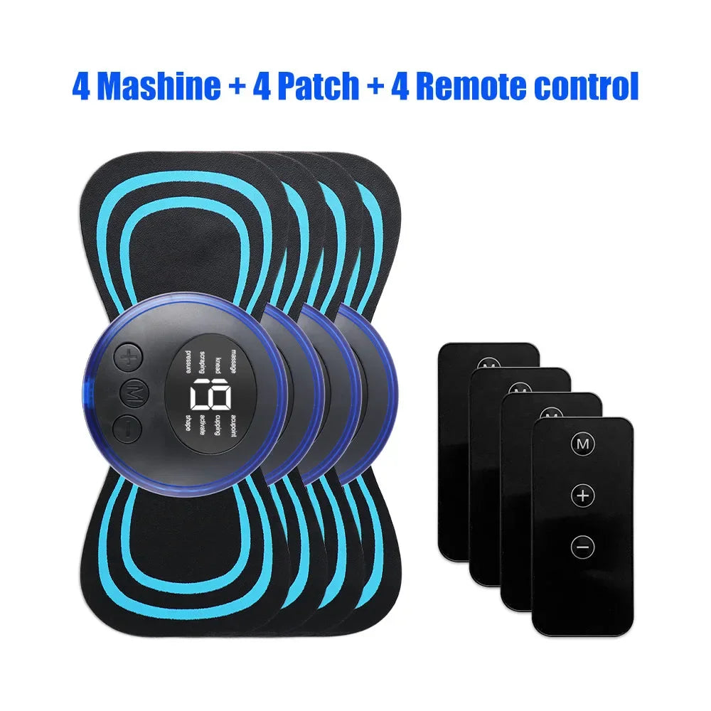 EMS Neck & Body Massager — 8 Modes, 19 Intensity Levels, Instant Muscle Relief