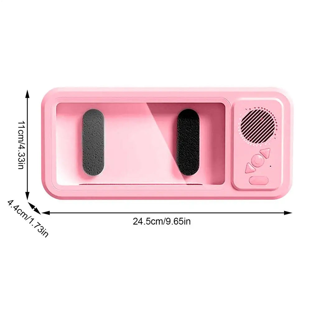 AquaVibe Waterproof Shower Phone Holder & Bluetooth Speaker — Enjoy Music, Videos & Hands-Free Viewing Anywhere