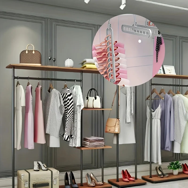 Reinforced Vertical Magic Hanger Kit for Wardrobes/Closets