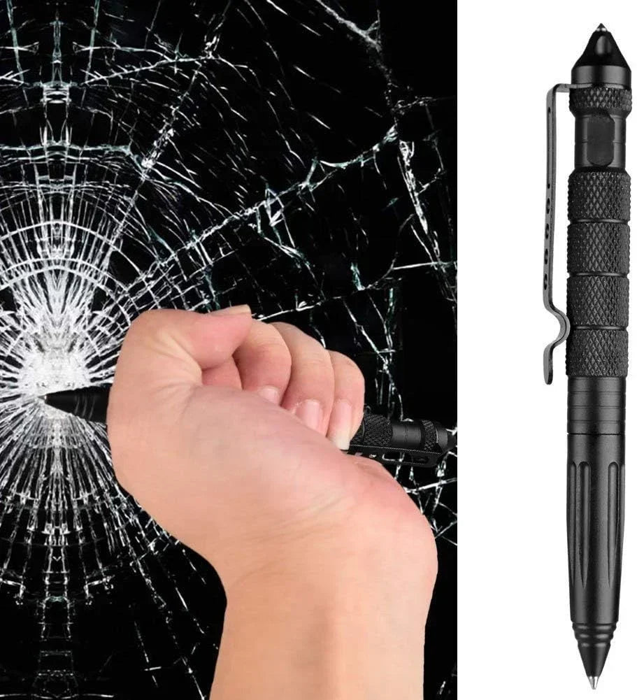4-in-1 EDC Tactical Pen with Glass Breaker & Self-Defense Tip