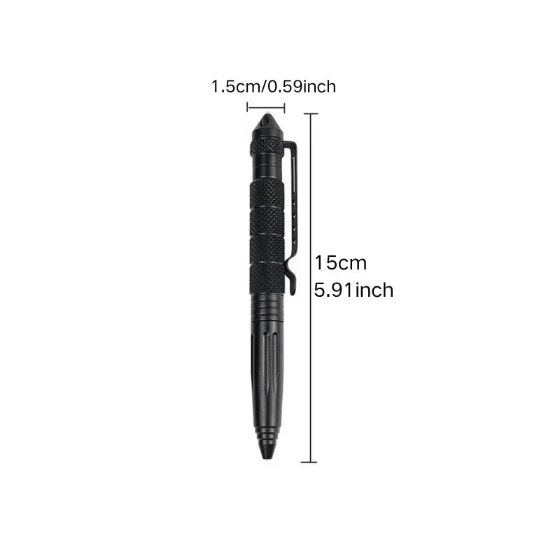 4-in-1 EDC Tactical Pen with Glass Breaker & Self-Defense Tip