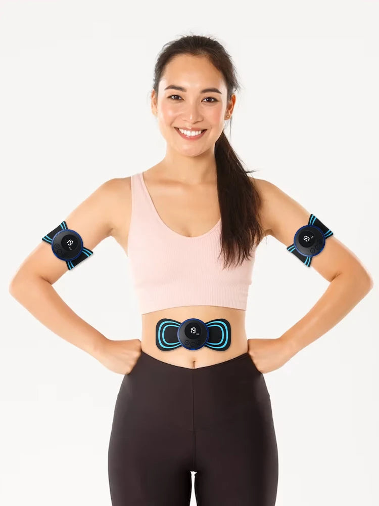EMS Neck & Body Massager — 8 Modes, 19 Intensity Levels, Instant Muscle Relief
