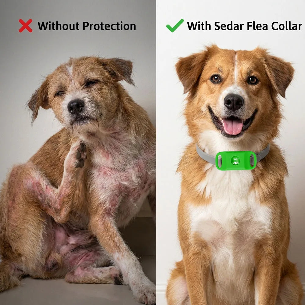 Free your pet from Fleas and Ticks with The Natural Protection Collar for Pets
